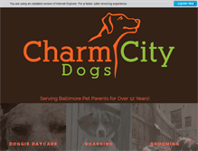 Tablet Screenshot of charmcitydogs.com